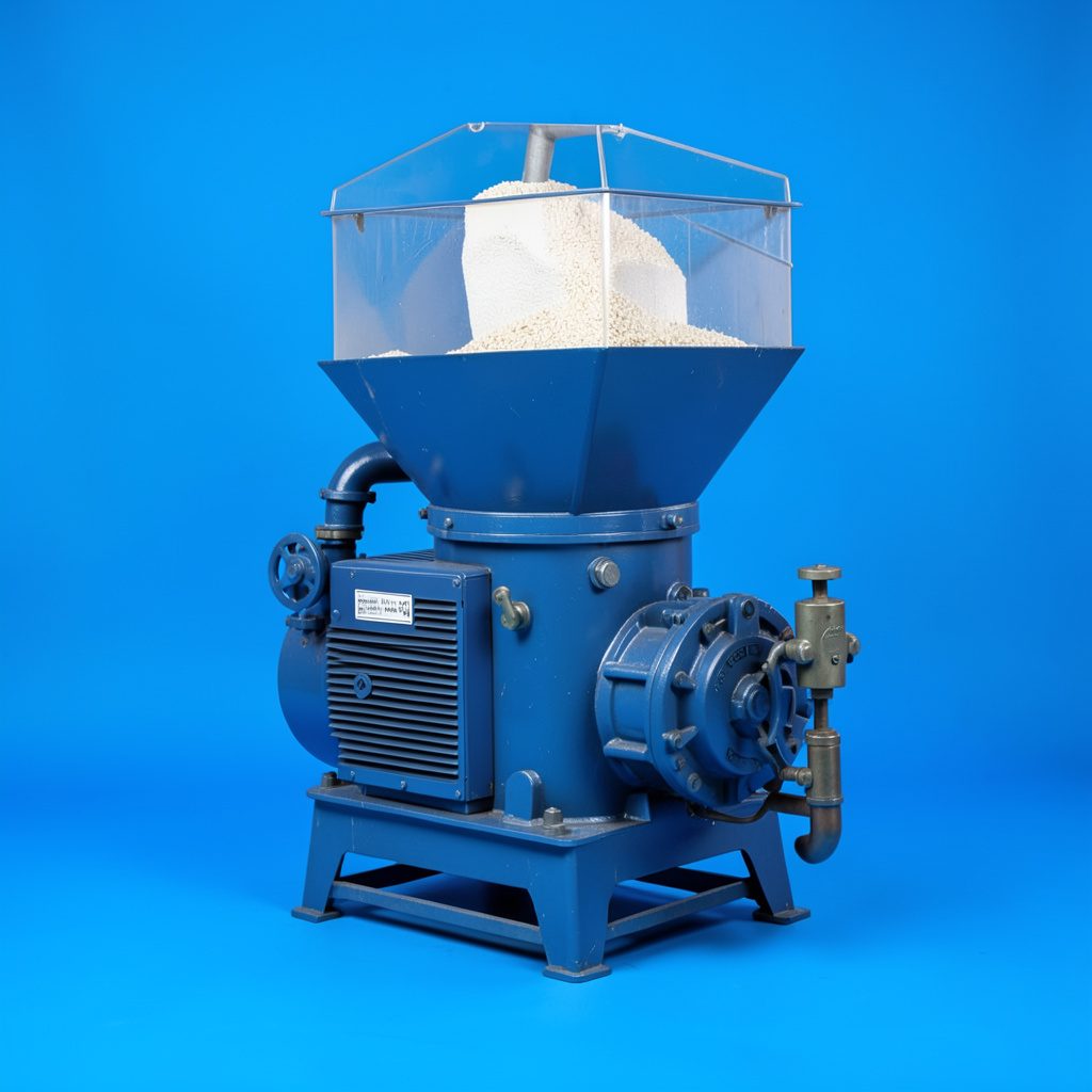 XSD series sand washing machine on a clean studio backdrop, its drum and spiral mechanism visible, conveying efficient material cleaning for quarry operations.